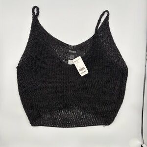 Toska Black Knit Camisole